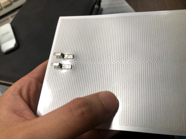 工藝大更新??加熱片線路激光蝕刻